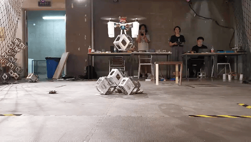 Autonomous Discrete Construction with UAV Systems